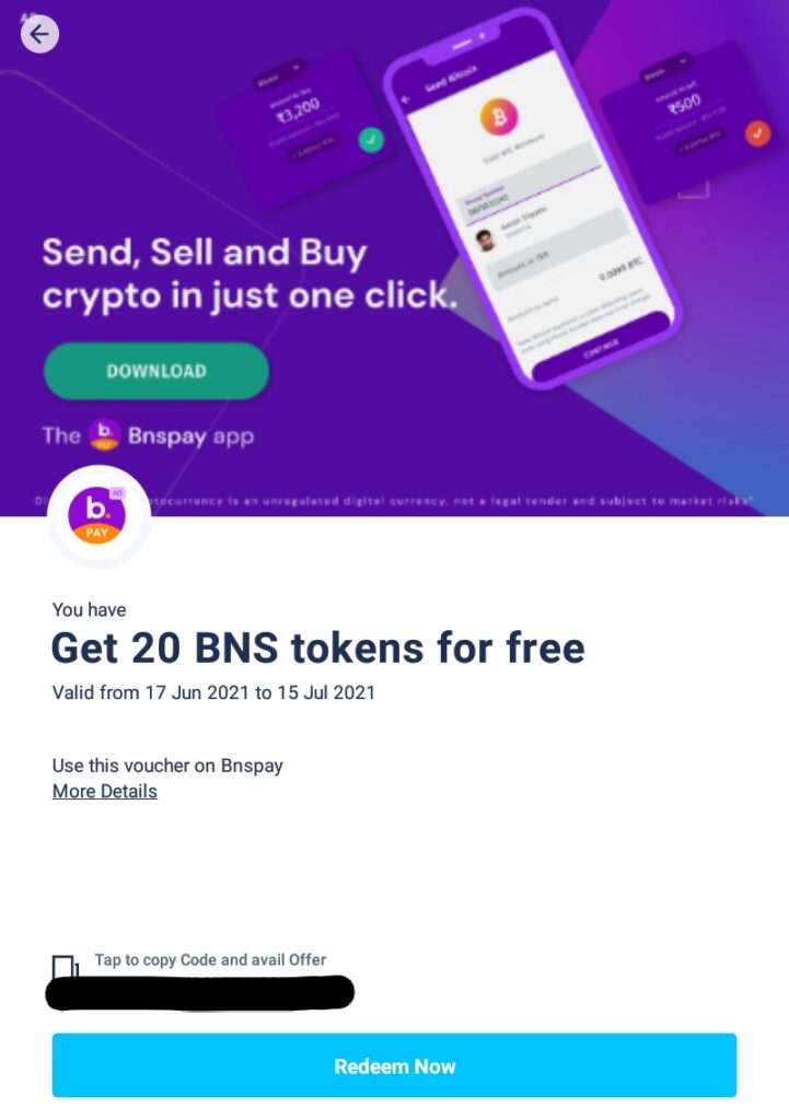 get free crypto token