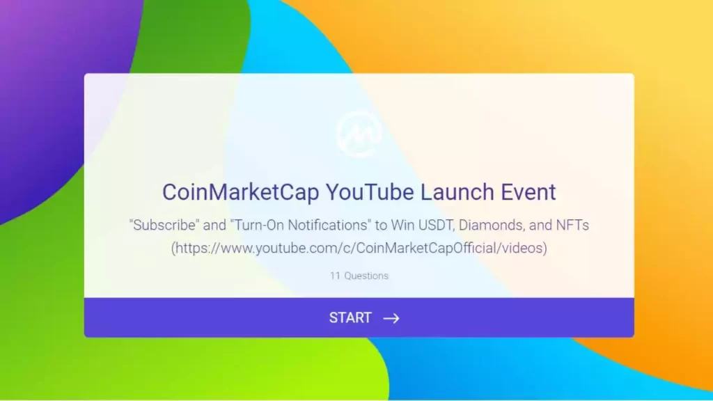 CoinMarketCap YouTube Launch Event Quiz Answers