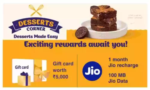 Jio Desserts Corner Game [Free Jio Data]: Win Upto 1 GB Data Daily
