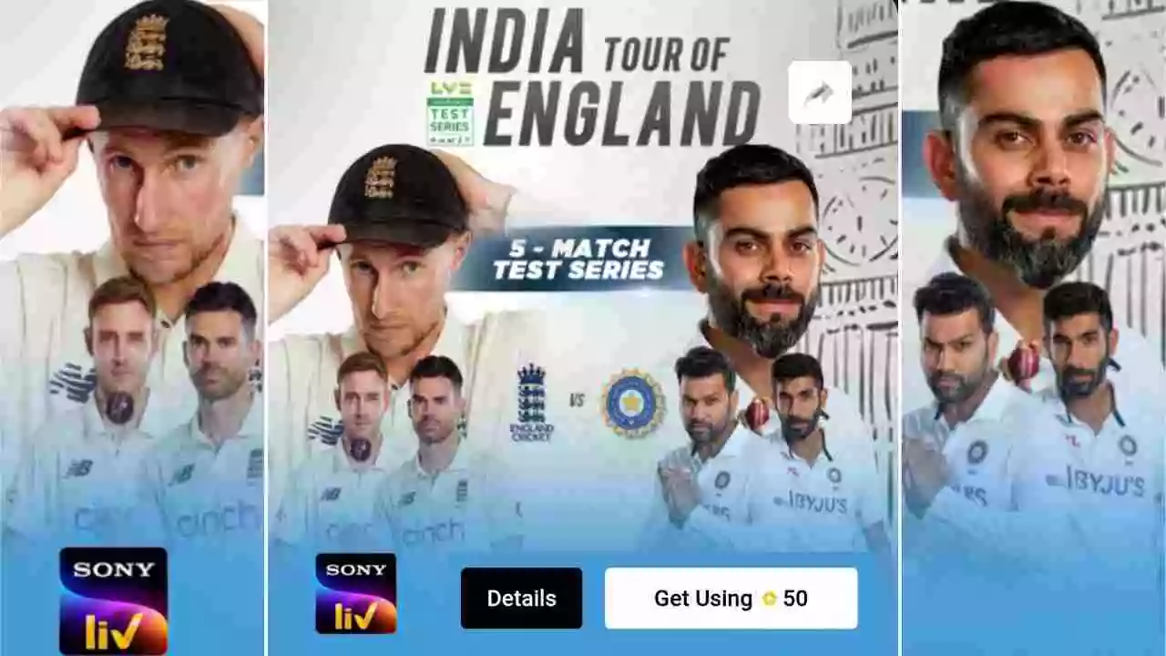 Read more about the article Watch India vs England Test Match Free on SonyLIV Premium: Flipkart Plus Offer