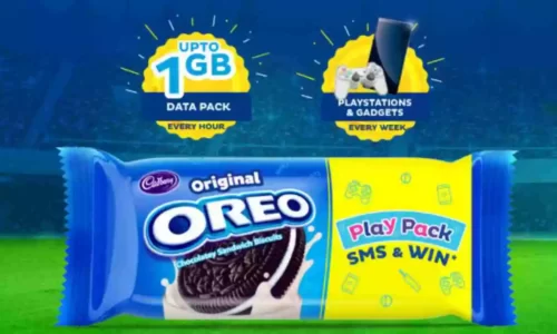 Oreo Play Pack Code: Win Upto 1GB Data Pack & Playstations and Gadgets