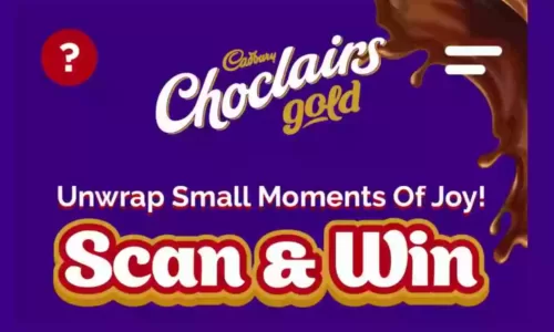 [Scan & Win] Cadbury Choclairs Golden Ticket Offer: Win Assured Prizes