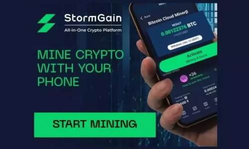Stormgain Referral Link: $3 Signup Rewards + Earn Daily By Mining Crypto