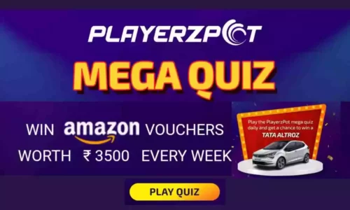 PlayerzPot Mega Quiz Answers Today 30 October: Win Amazon Voucher worth ₹3500