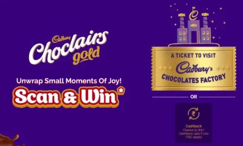 Scan & Win Cadbury Choclairs Golden Ticket Or Upto ₹200 Cashback Voucher