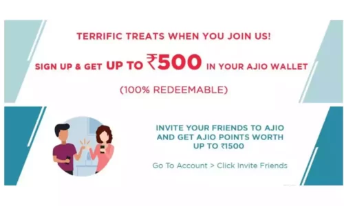 Ajio Referral Code RIN57BKEF: Signup & Get ₹100 | 100% Usable
