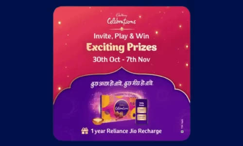 MyJio Cadbury Celebrations Offer: Invite Friends, Play And Win Prizes