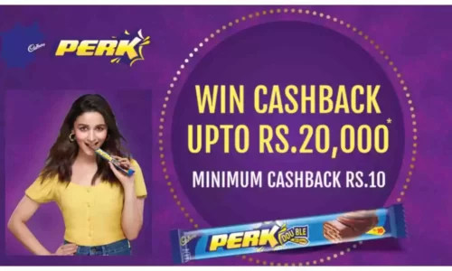 Apply Cadbury Perk Voucher Code & Win Up to ₹20000 Cashback