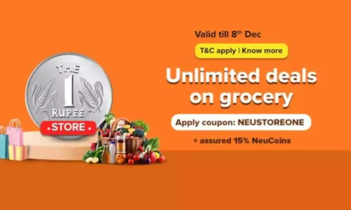 Big Basket Offer Neu Re.1 store: Get a Maximum of 15 products at a 90% discount