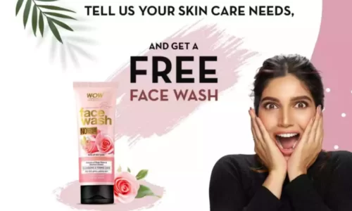 Buy Wow Free Facewash Survey: Get Wow Facewash (100ml) Worth ₹249