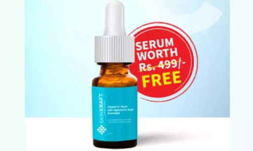 Skinkraft Free Vit C Rush Antioxidant Serum Worth ₹499