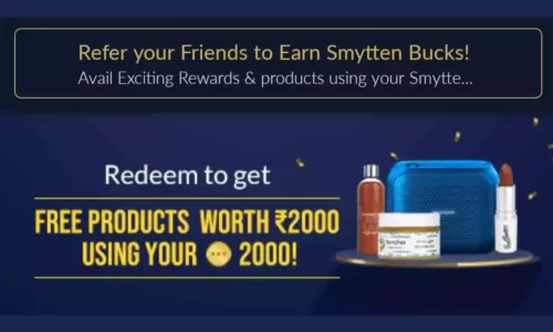 Smytten Referral Code pM6JxSQ: Refer & Get Free Branded Products