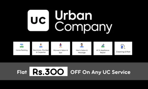 Urban Company Free Service: Book Any Rs.300 Service For Free