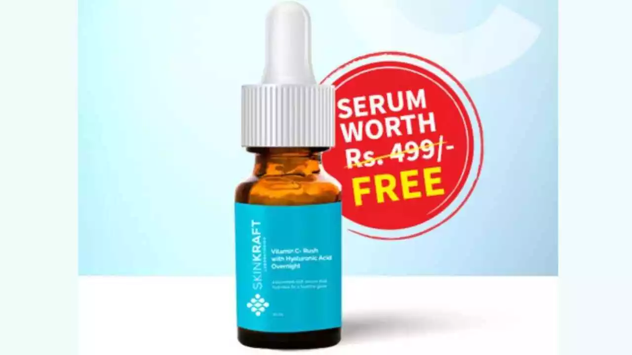Read more about the article Skinkraft Free Vit C Rush Antioxidant Serum For First 500 Users