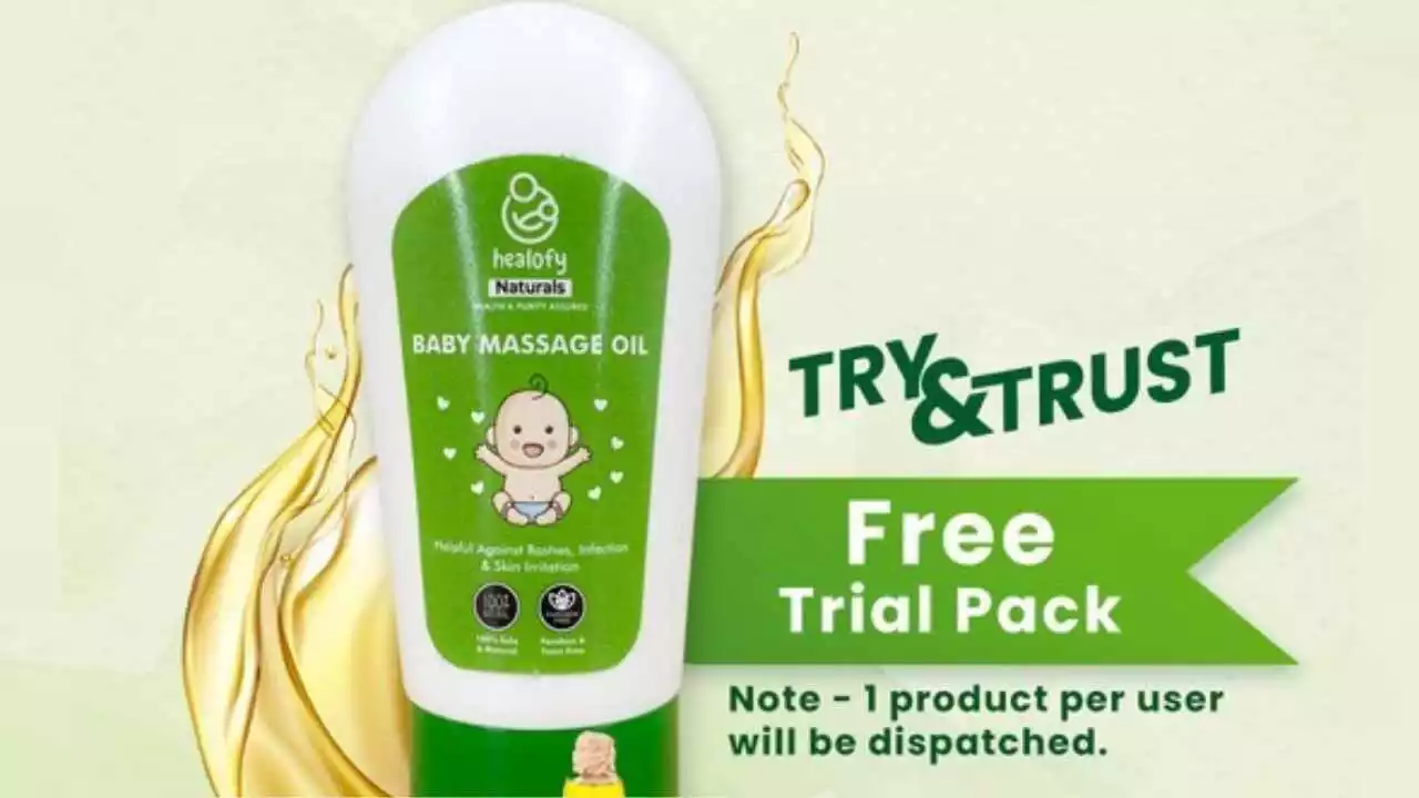 Read more about the article Healofy Free Baby Massage Oil Sample Offer: At Just ₹1 + Free Shipping