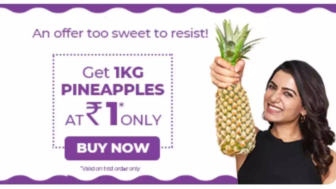 Read more about the article UrbanKisaan Rs 1 Pineapple Offer For New Users