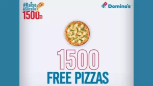 Dominos 1500 Free Pizzas