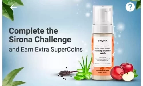 Flipkart Sirona Challenge Quiz Answers: Win Free 5 Supercoins