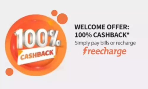 Freecharge Cashback Offers: 100% Cashback Upto ₹25 on Recharge/Bill Payment