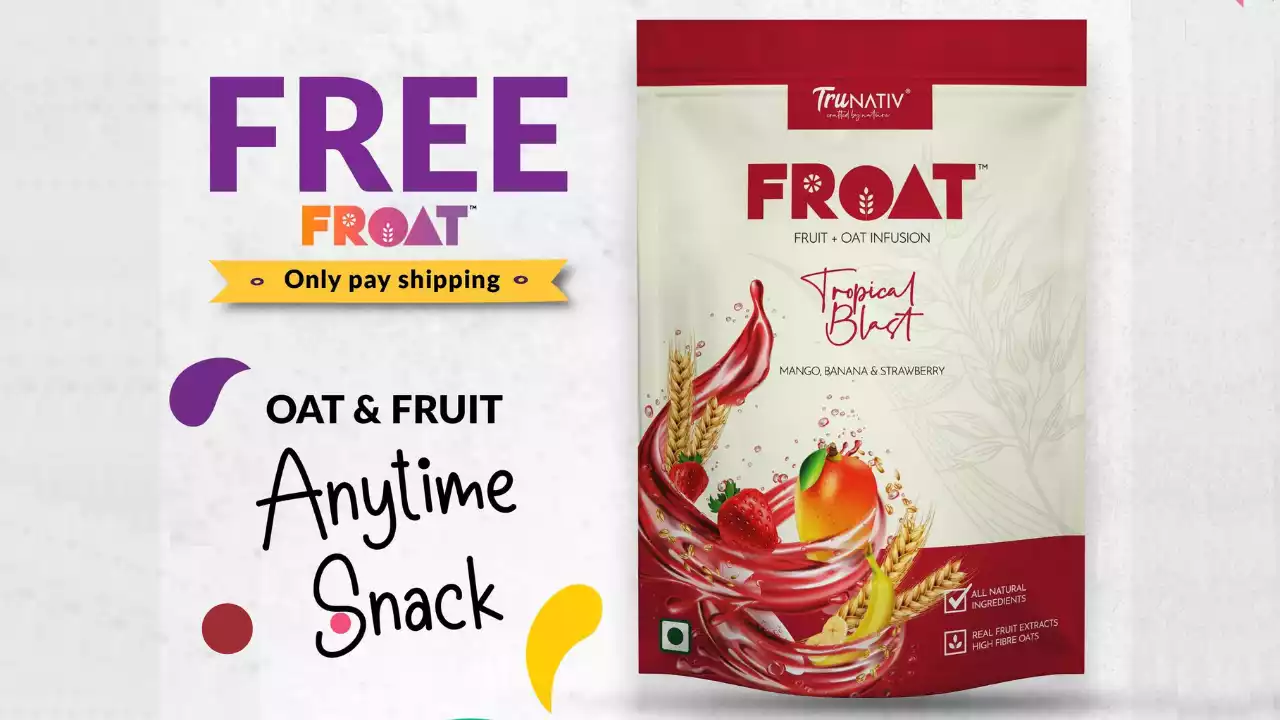 Read more about the article Free Froat Tropical Oat & Fruit Snack Sample Worth ₹399