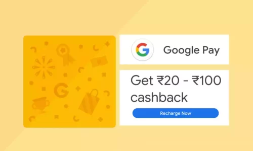 Google Pay New Cashback Offer: ₹20 to ₹100 On Recharge Or P2M QR Payments