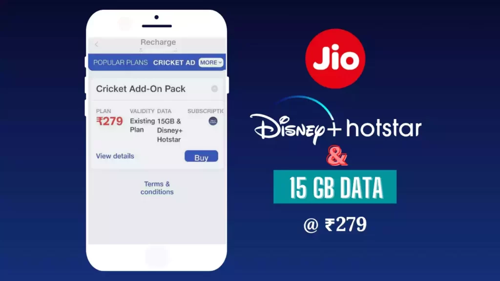 Hotstar With Jio Recharge