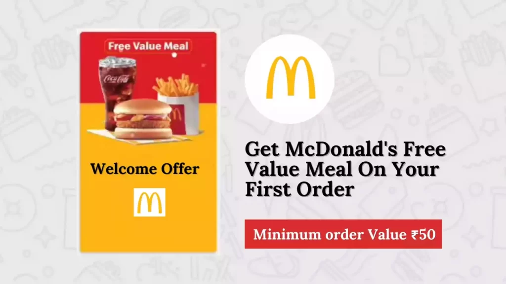 Mc Donalds Free Value Meal