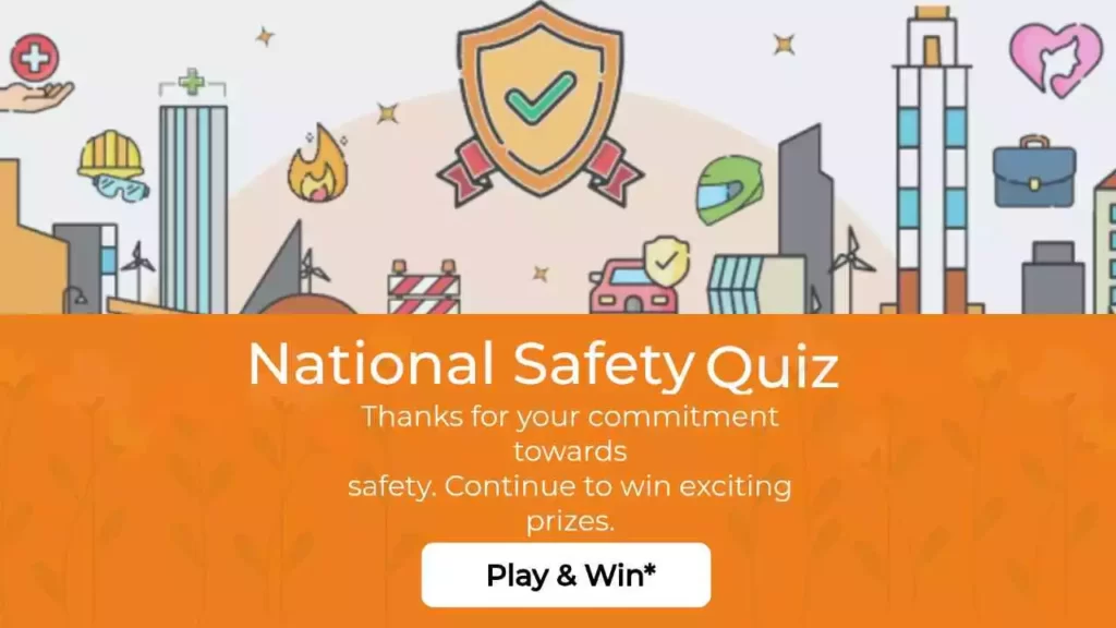 MyJio National Safety Week Quiz Answers Today