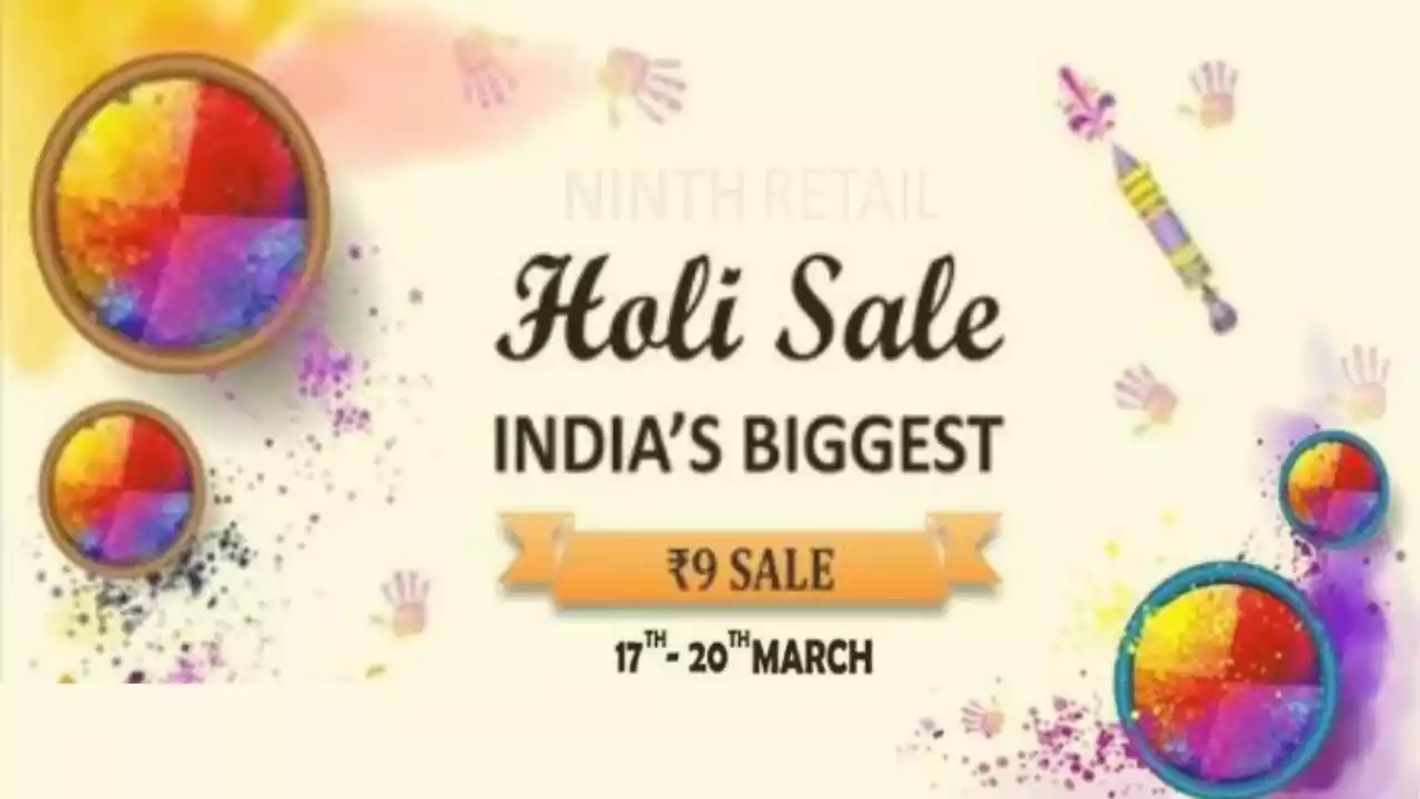 Read more about the article Ninth Holi ₹9 Sale: Refer & Earn Products @ Just ₹9 | 17th to 20th March