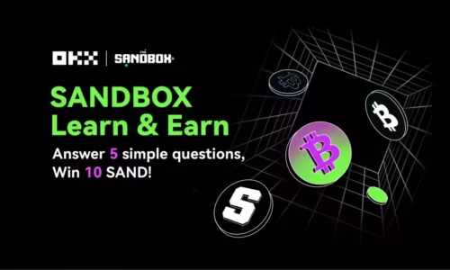 OKX Sandbox Learn & Earn Quiz Answers: Earn 10 SAND Tokens Worth $28