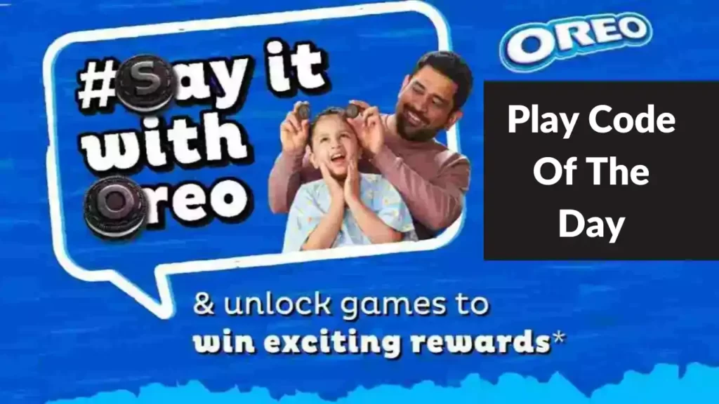 Oreo Play Code Of The Day