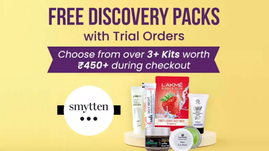 Smytten Loot: Free 6 Premium Branded Products & Free Gift