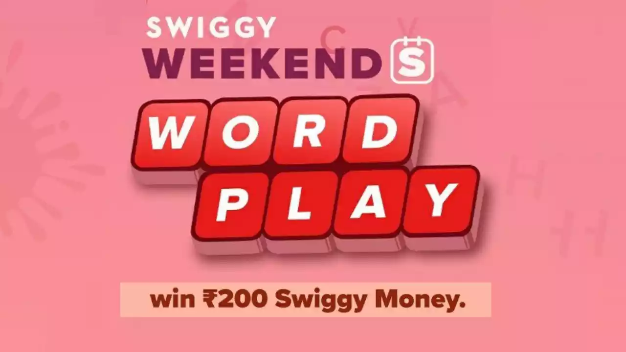 Read more about the article Swiggy Weekends Wordplay Quiz Answers: Win Free ₹200 Swiggy Money