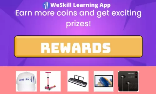 WeSkill App Refer & Earn Free Products: WeSkill Cap, Boat Earphones, Kids Scooter, etc.