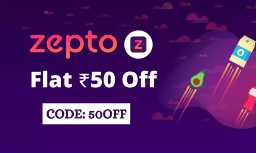 Zepto Flat 50 Off Coupon Code 50OFF: Free ₹50 Shopping Offer