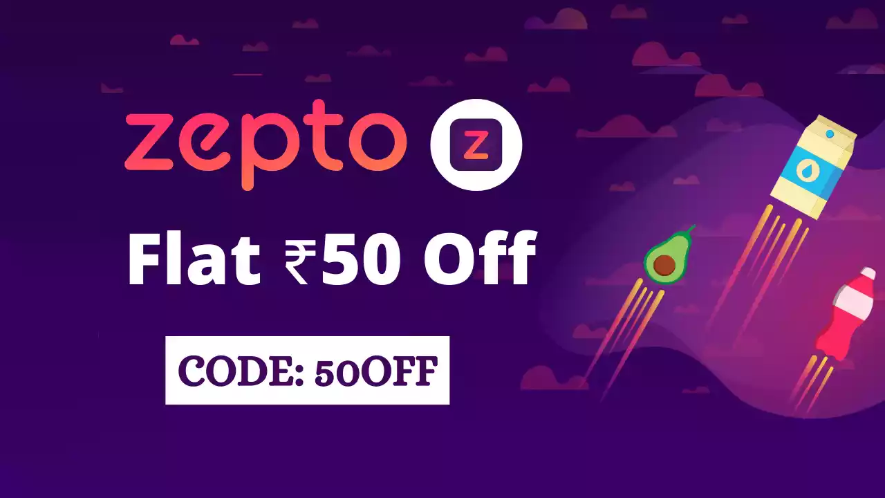 Read more about the article Zepto Flat 50 Off Coupon Code 50OFF: Free ₹50 Shopping Offer