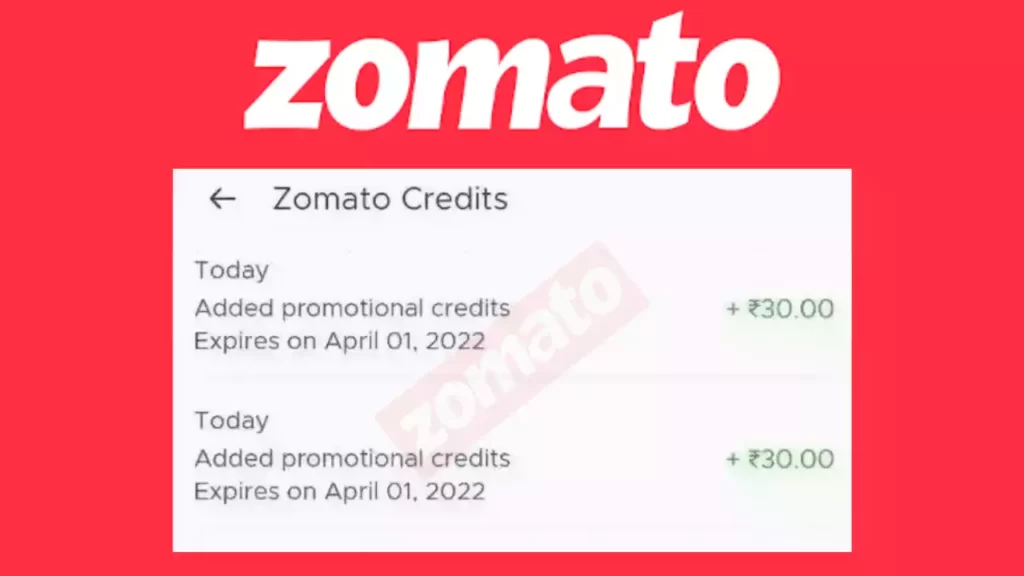 Zomato Credits