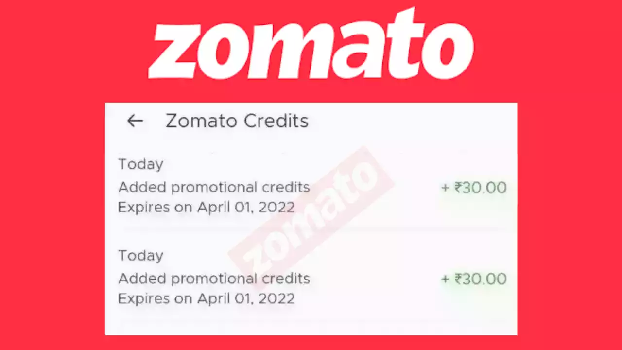 Read more about the article Free Zomato Credits On Securing Card: Earn ₹30 Credits Unlimited