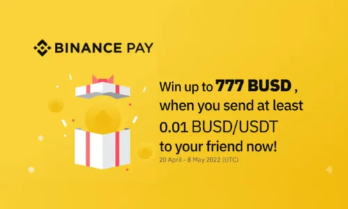 Binance: Send & Win Upto 777 BUSD: Just Send 0.01 BUSD/USDT To Your Friend