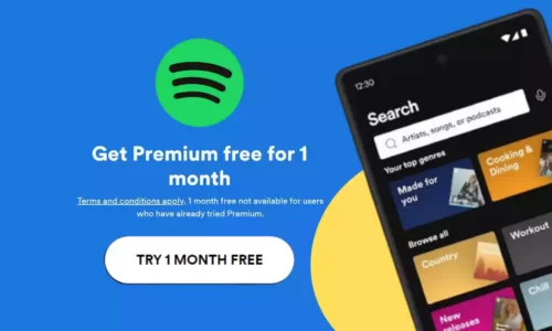 FREE Spotify Premium Membership For 1 Month Worth ₹119