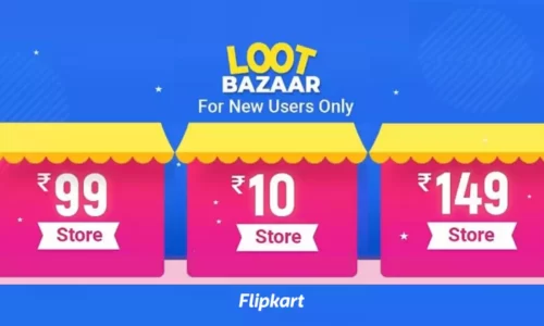 Flipkart Loot Bazaar Rs.10 Store Offer @ 12 PM Daily: New Users Only