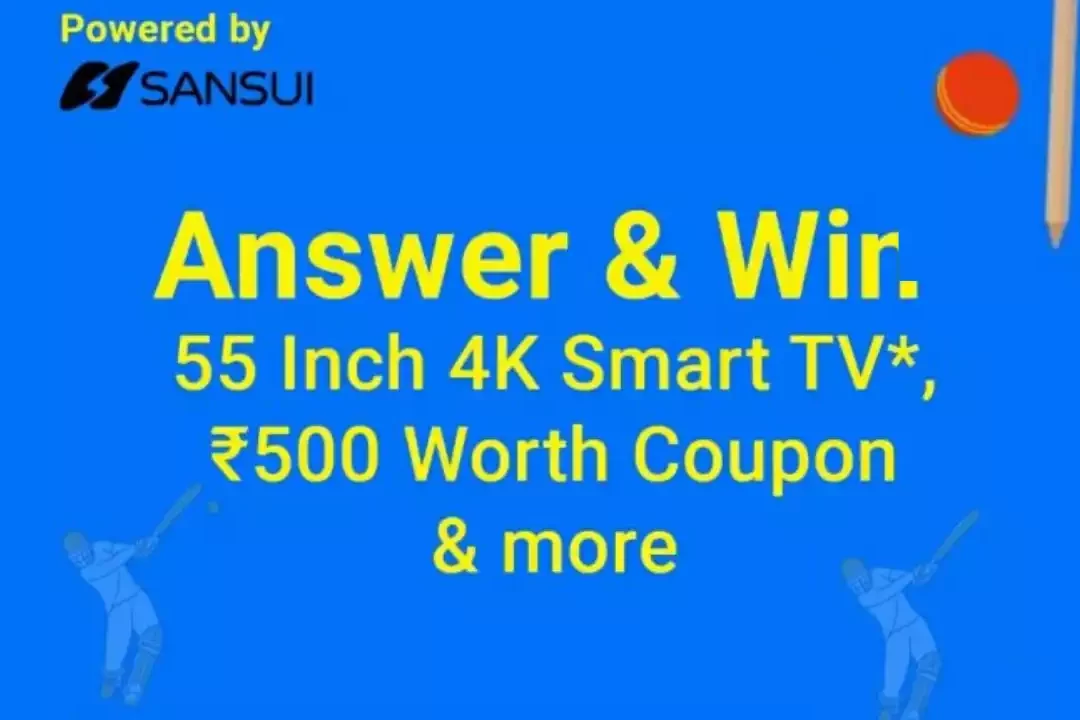 Flipkart Sansui Quiz Answers: Win 55 Inch 4K Smart TV, ₹500 Coupon & More
