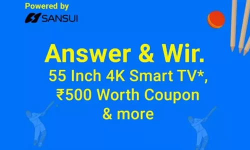 Flipkart Sansui Quiz Answers: Win 55 Inch 4K Smart TV, ₹500 Coupon & More