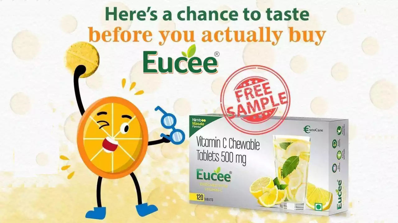Read more about the article Free EUCEE Sample Vitamin C Tablets Worth ₹336 | No Shipping Charges