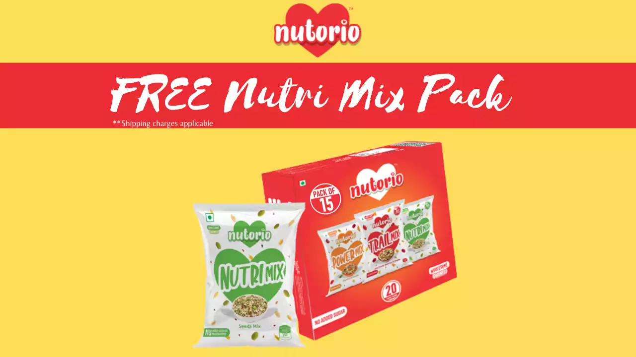Read more about the article Free Nutorio Nutri Mix 15 Packs Worth ₹399: Coupon Code SLICENUT