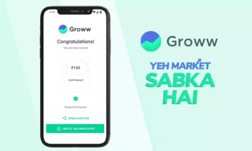 Groww App Refer & Earn Free ₹100 Cashback Rewards | Verified