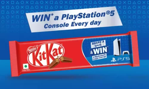 SMS KitKat Lot Number & Win PlayStation (PS5) Console Everyday