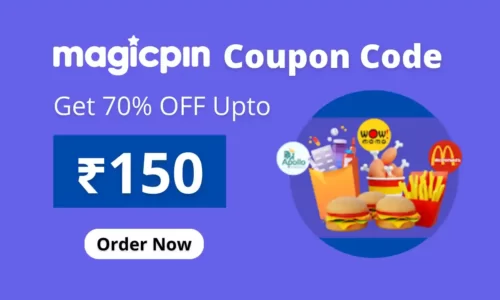 MagicPin Coupon Code: 70% Off Upto ₹150 On First Food Order