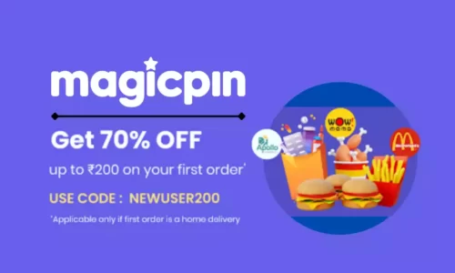 MagicPin Coupon Code: 70% Off Upto ₹200 On Food Delivery On Restaurants