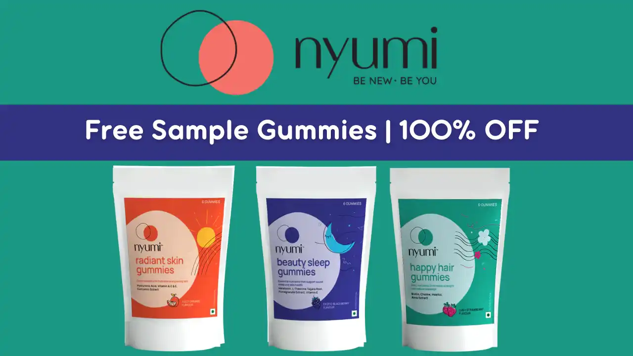 Read more about the article Nyumi Free Sample Gummies Worth ₹140: No Shipping Charges